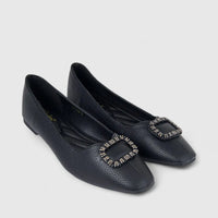 Bulbul Ladies Casual Pump Black HAR089
