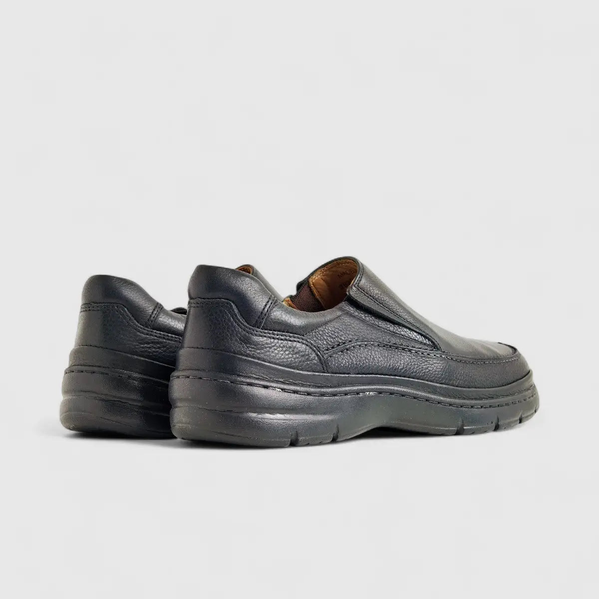 Anatomic Leather Comfort Slip On Black 383820 AN136 Slip-ons | familyshoecentre