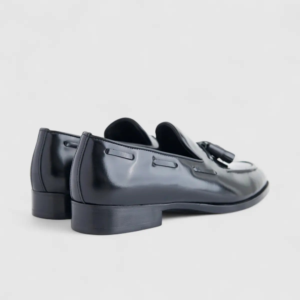 Formales Men's Leather Slip On AA227-1 Black EL140