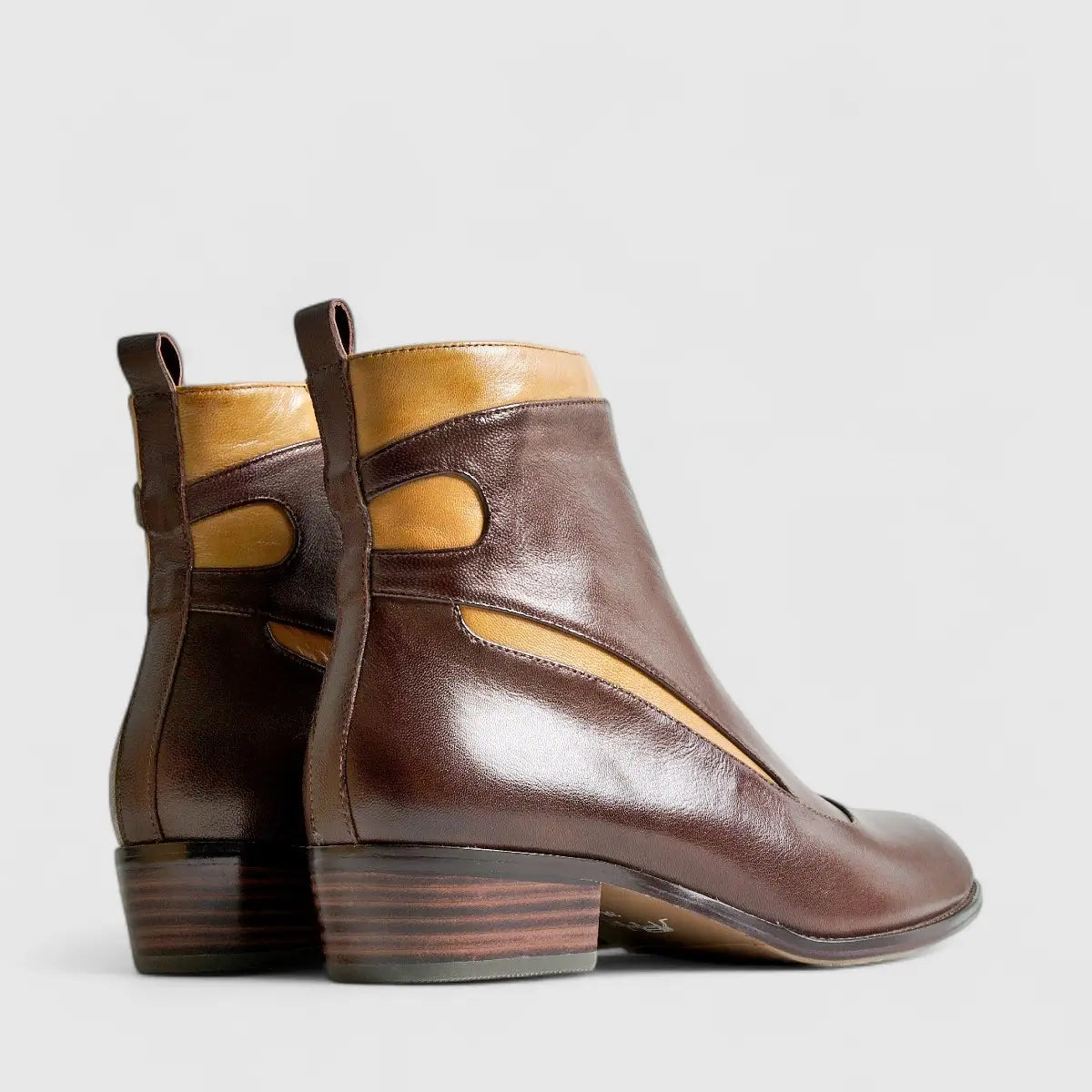 Bulbul Leather Ankle Boot Coffee HA2502 Boots | familyshoecentre