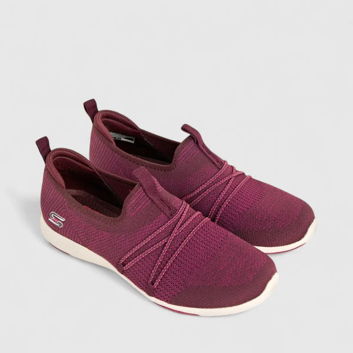 Skechers Ladies Comfort Slip On Lolow 104128 Purple SW83