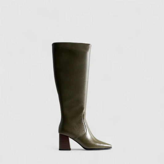 Bulbul Leather Long Boot Black LAR6010