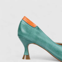 Bulbul Ladies Leather Court Shoe Multi LSF-11
