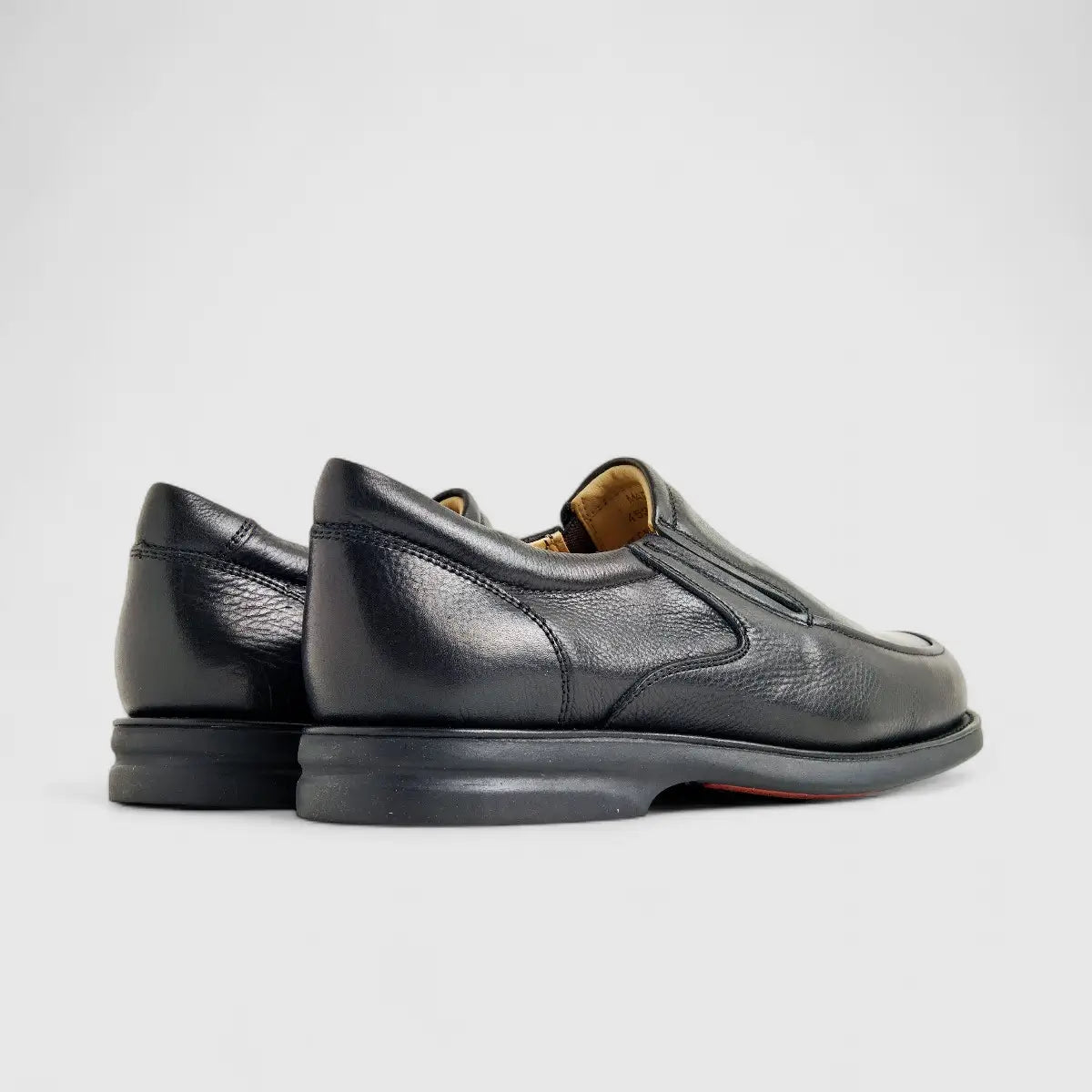 Anatomic Leather Comfort Slip On Black 454531 AN73 Slip-ons | familyshoecentre