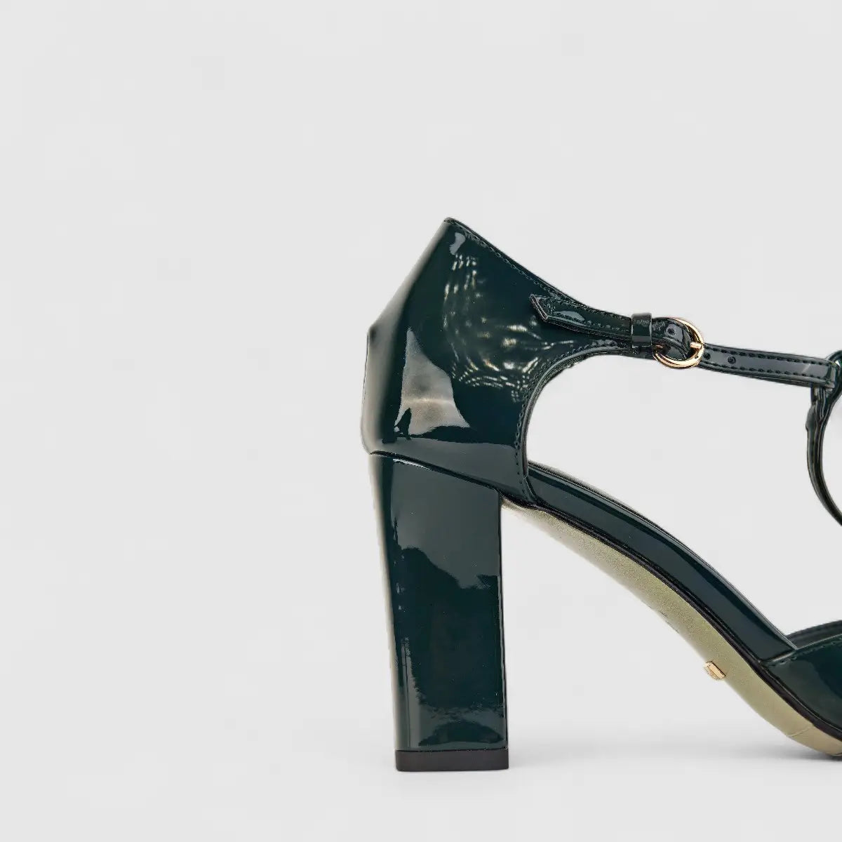 Bulbul Ladies Block Heel  Sandal CAR-015 Green