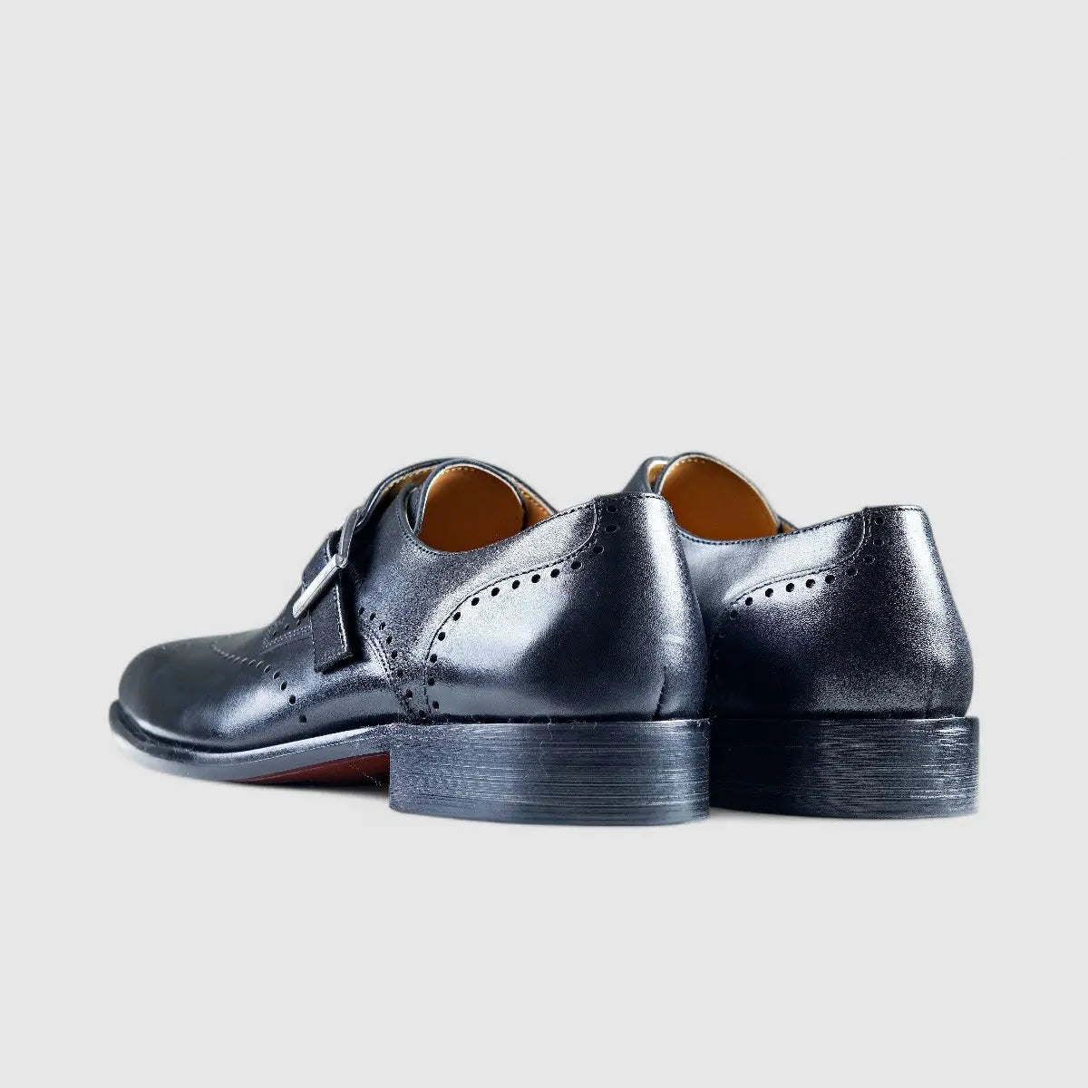 Fabino Dress Single Monk Strap Black M3220051