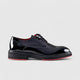 Chunky Sole Dress Oxfords Black Patent 0234 Stud FC29 Oxfords | familyshoecentre