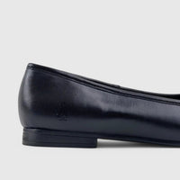 Hush Puppies Naomi Leather Pump Black 01406 HL251 Pumps | familyshoecentre