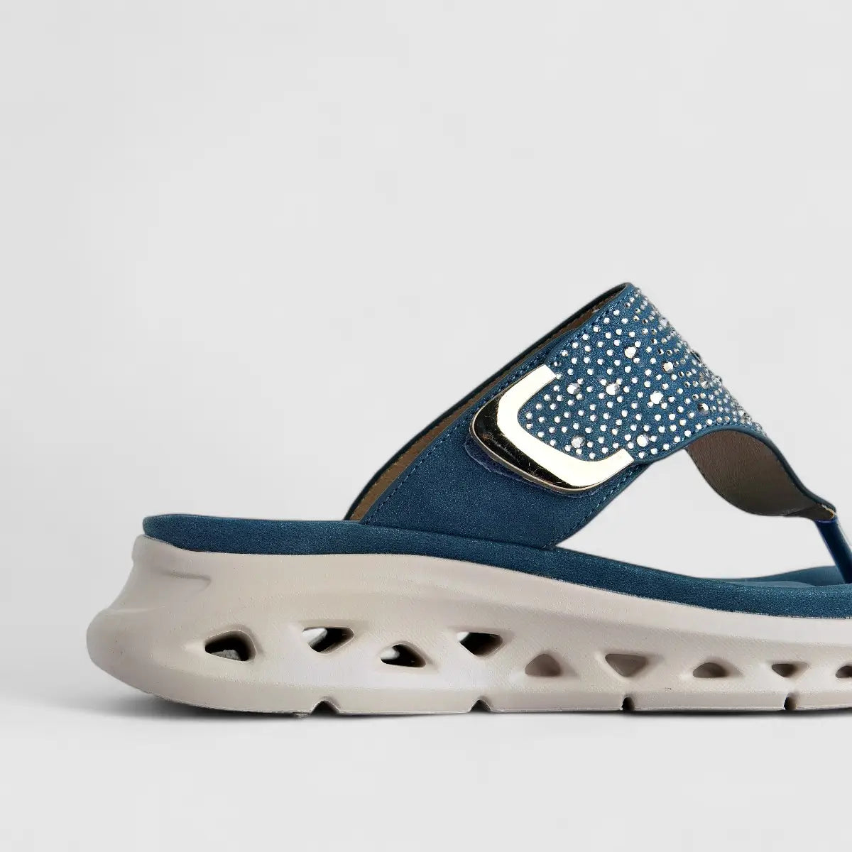 Bulbul Ladies Comfort Sandal HAR027 Blue