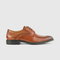 Babucci Men's Leather Lace Up K1834-C16A BAB004 Tan