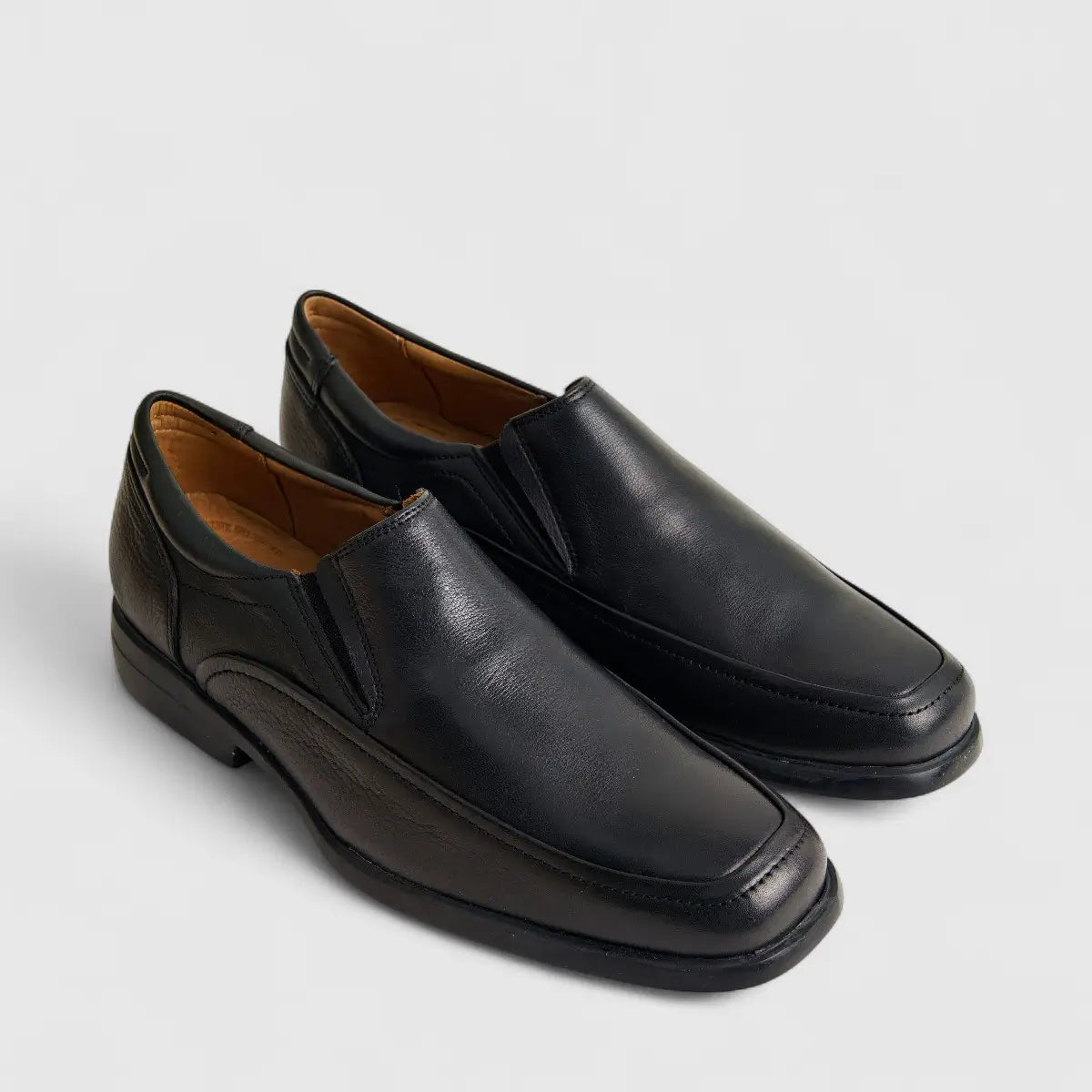 Anatomic Leather Comfort Slip On Black 595930 AN132