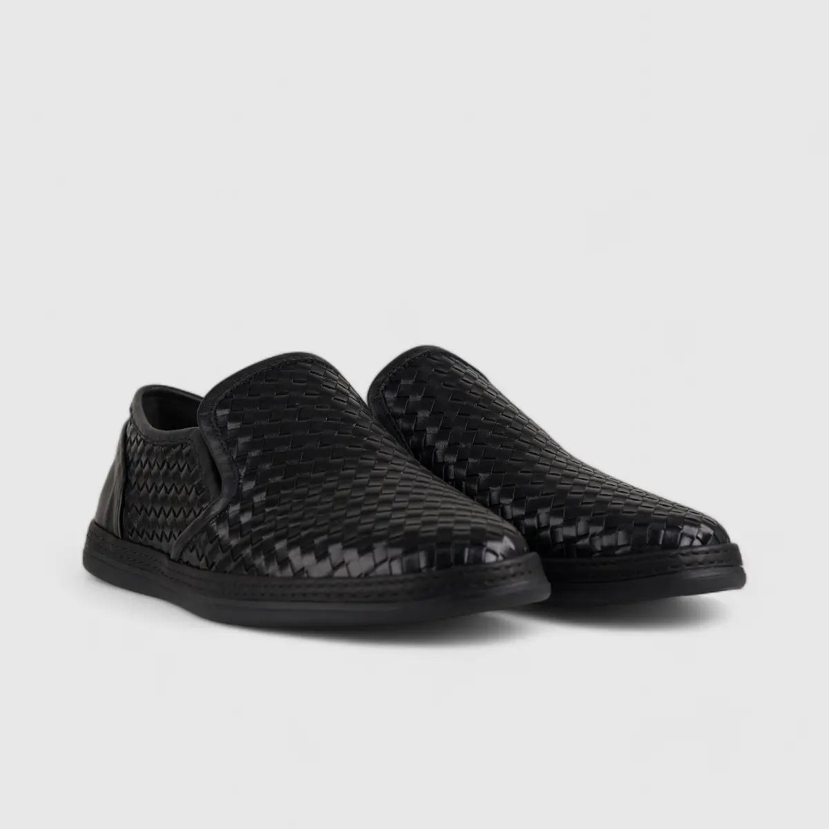 Formales Leather Loafers Black TS725-2 Loafers | familyshoecentre