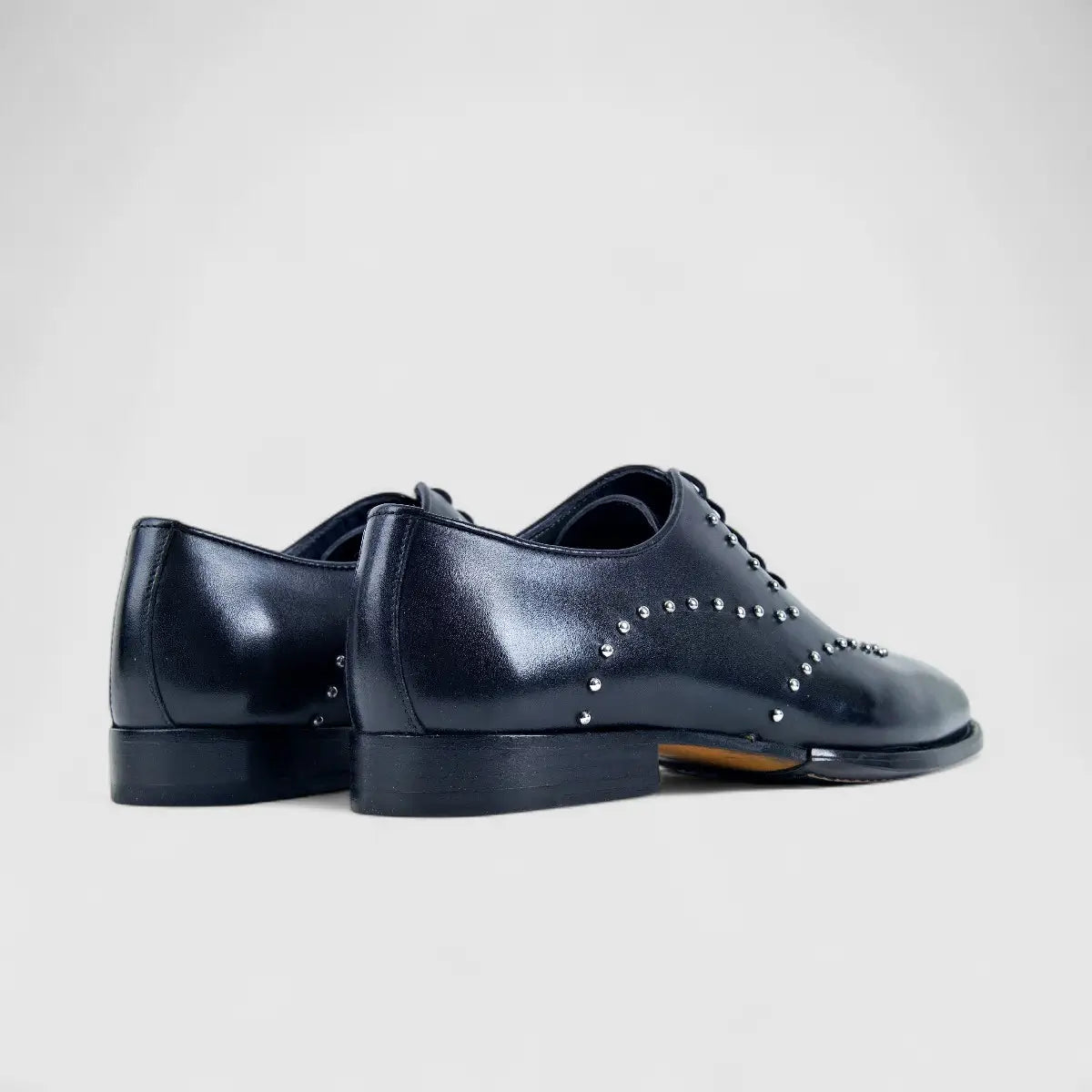 Bulletti Dress Oxfords Studs Black 123-88 BC12 Oxfords | familyshoecentre