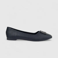 Bulbul Ladies Casual Pump Black HAR089
