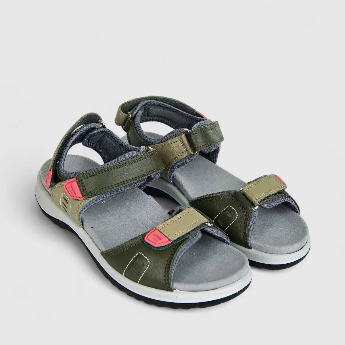 Hotter Ladies Comfort Sandal Walk 2 Khaki Moss HT77