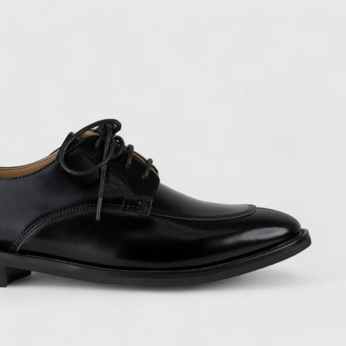 Morbido Leather Oxfords Black NSH500-16 Oxfords | familyshoecentre