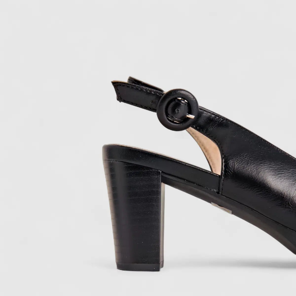 Hush Puppies Soft Style Ladies Block Heel Sandal Sindy SSL01565 Black SS271