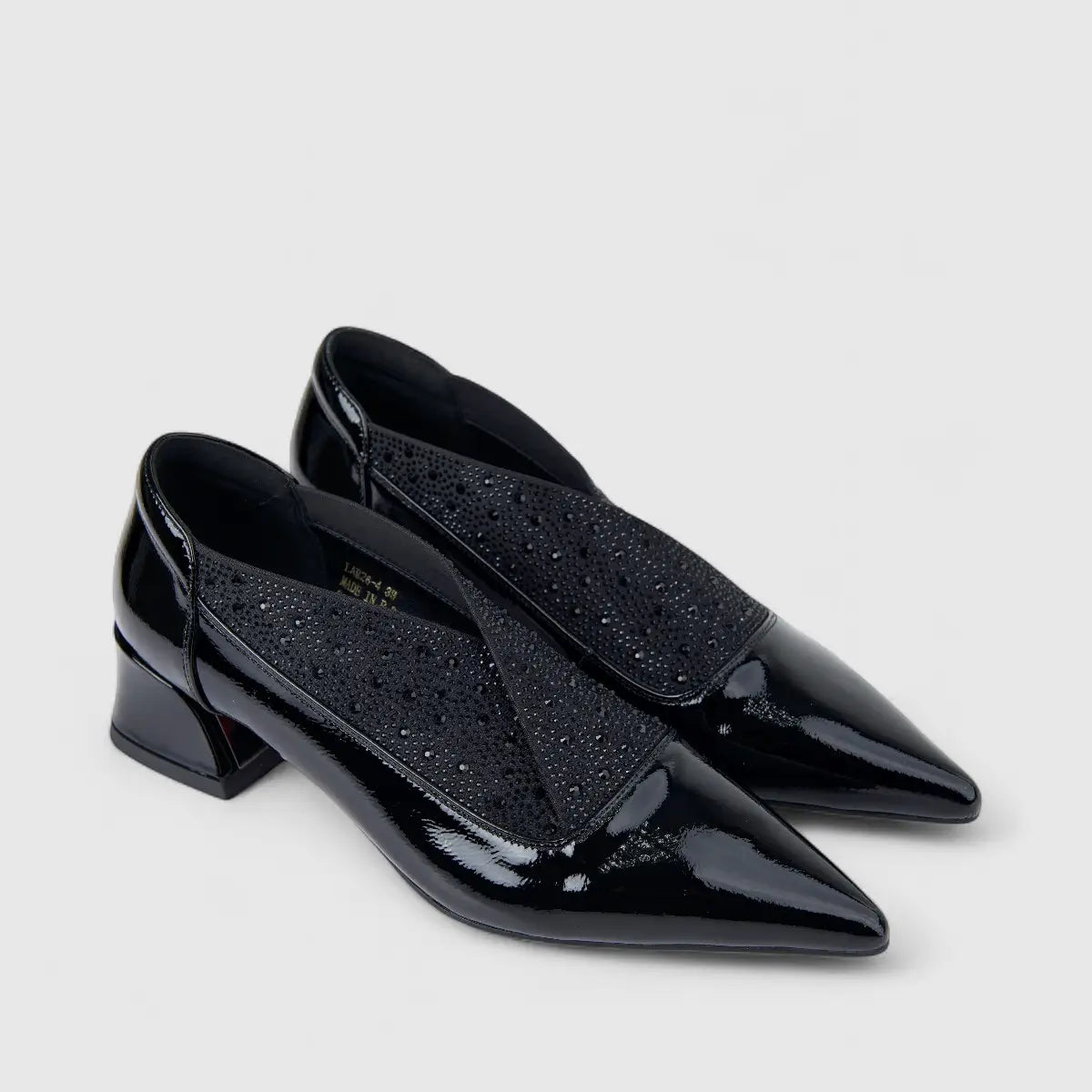 Bulbul Ladies Leather Dress Shoe Black LAR26-4