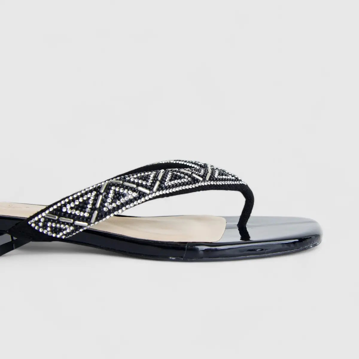 Bulbul Ladies Evening Sandal Black HAR060