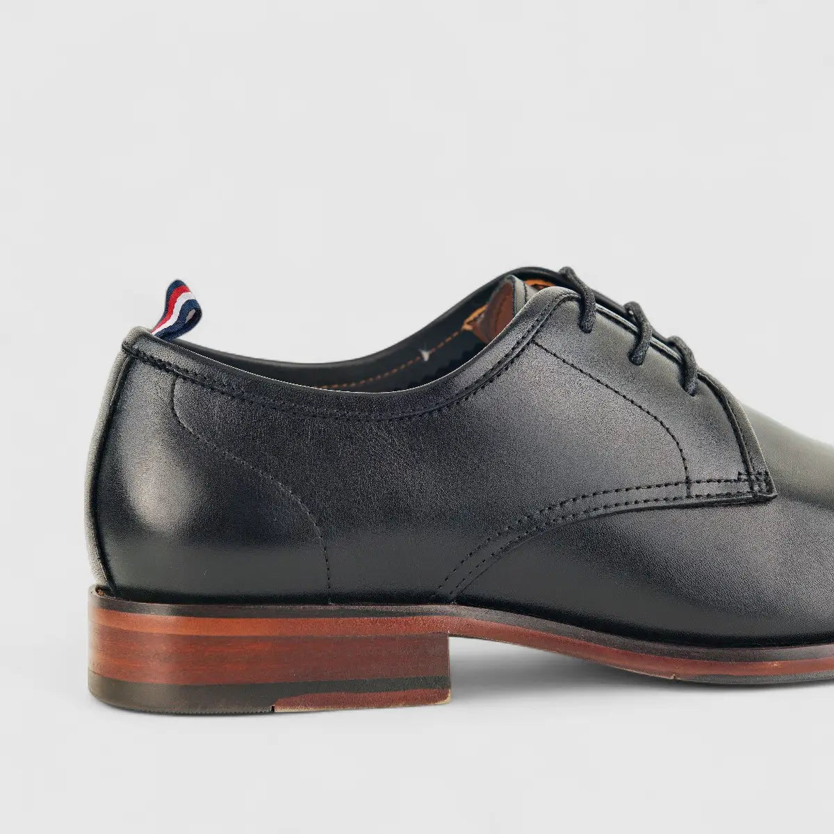 Babucci Men's Leather Lace Up  K272336-31-1 BAB010 Black