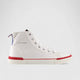 PC Casual Hi Top Sneaker White 00694 Sneakers | familyshoecentre
