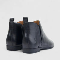 Hush Puppies Ladies Leather Ankle Boot Coraline 2 HPL01494 Black DB33