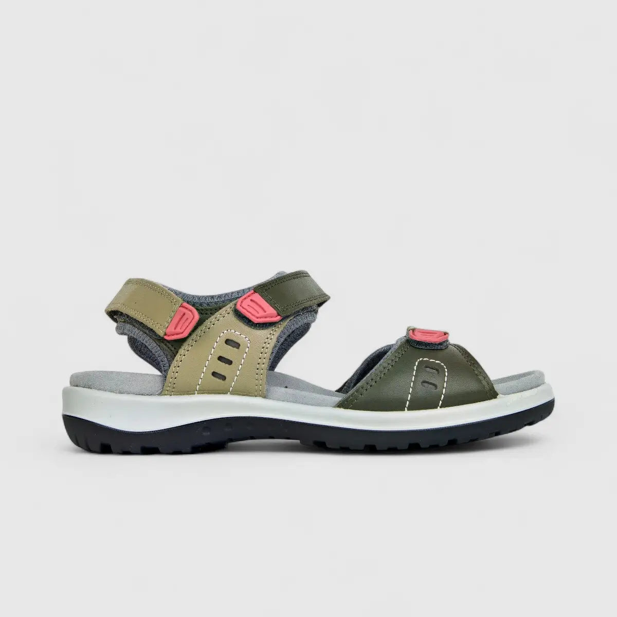 Hotter Ladies Comfort Sandal Walk 2 Khaki Moss HT77