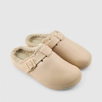 Soft Style By Hush Puppies Desi Fur Slippers Natural 01280