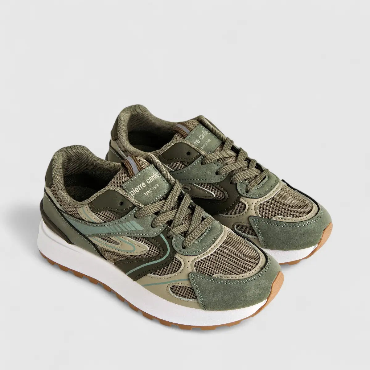 PC Ladies Casual Sneaker PCL10776 Olive Multi PC280