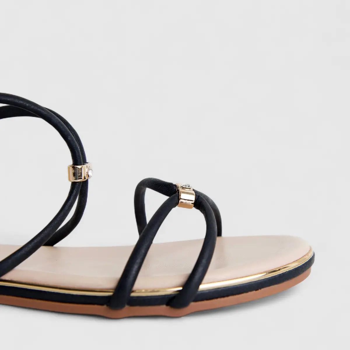 Bulbul Ladies Comfort Sandal Black HAR056