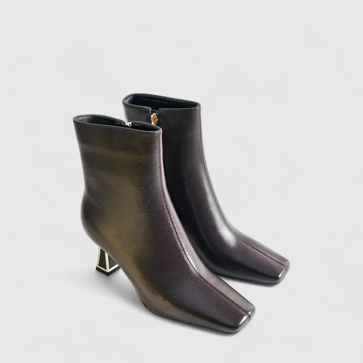 Bulbul Leather Ankle Boot Brown LAR6015