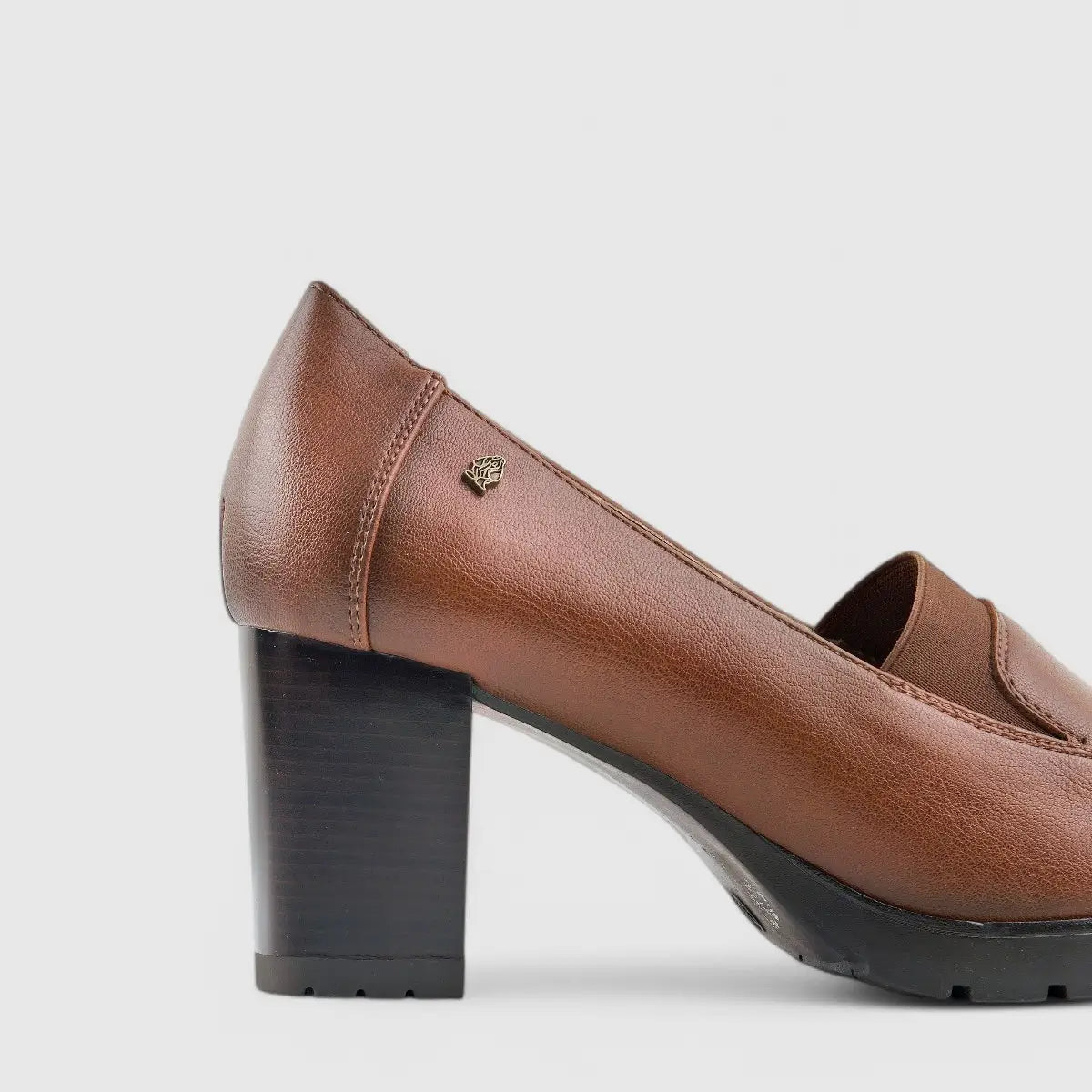 Soft Style By Hush Puppies Roma Tan 01510 Heels | familyshoecentre