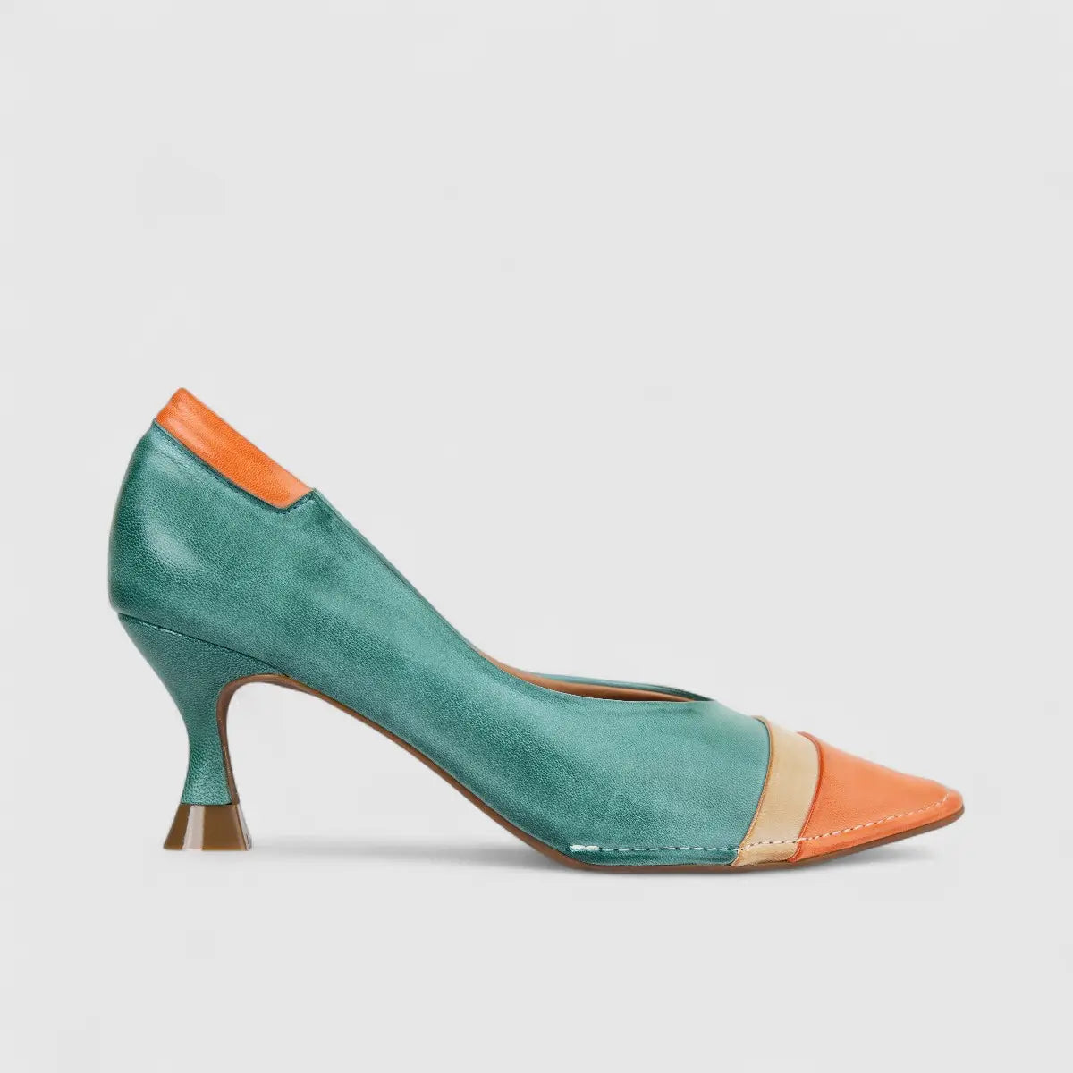 Bulbul Ladies Leather Court Shoe Multi LSF-11
