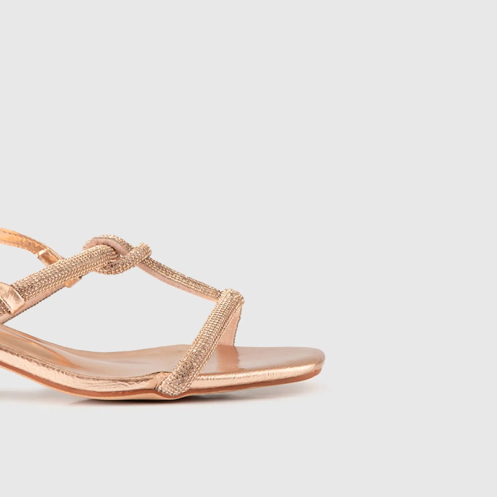 Block Heel Evening Sandal Gold 01613 Heels | familyshoecentre