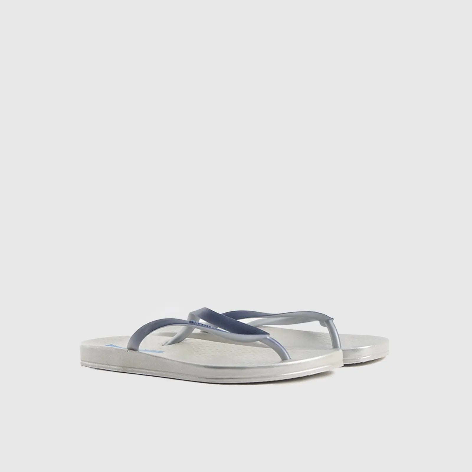 Ipanema Anatomica Shine  Silver/Blue Sandals | familyshoecentre