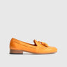 Bulletti Casual Slip On Loafers - 002 Orange Loafers | familyshoecentre