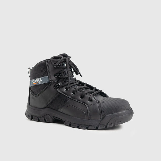 Cable Cobalt Steel Toe Black Safety | familyshoecentre