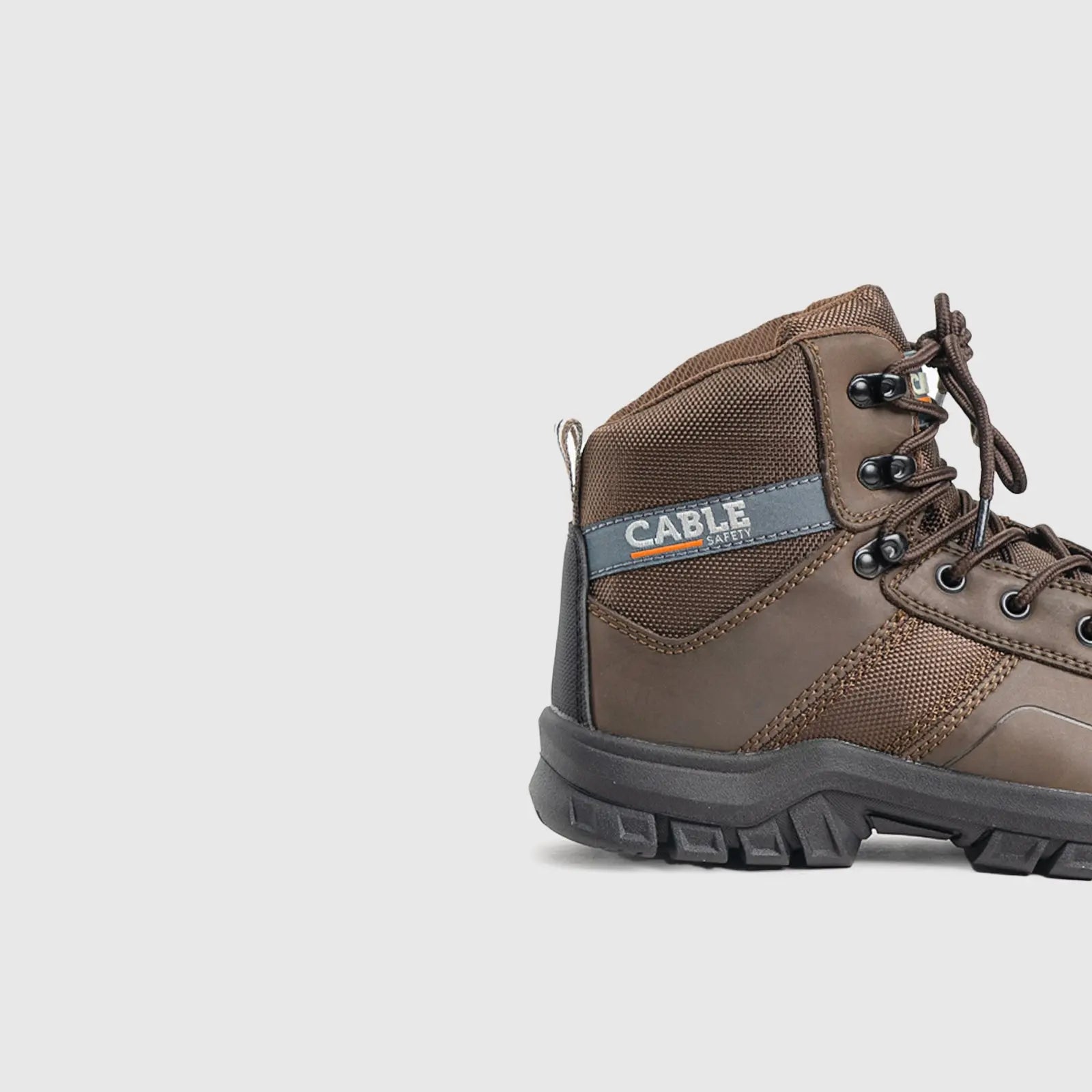 Cable Cobalt Steel Toe Dark Brown Safety | familyshoecentre
