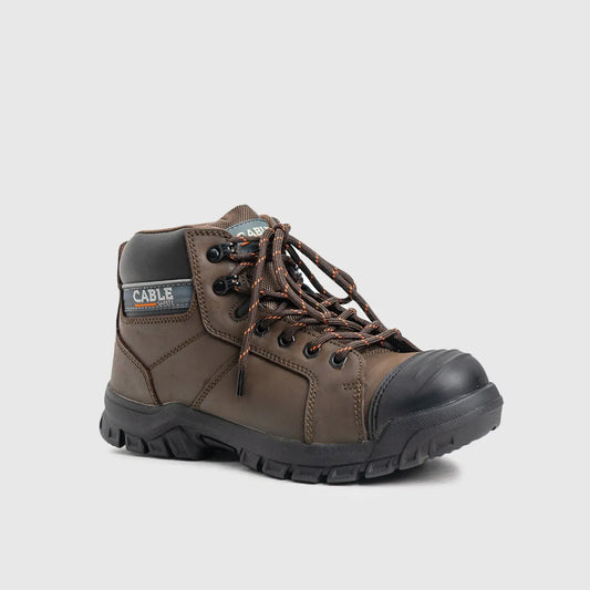 Cable Quartz Safety Boot Brown Safety | familyshoecentre