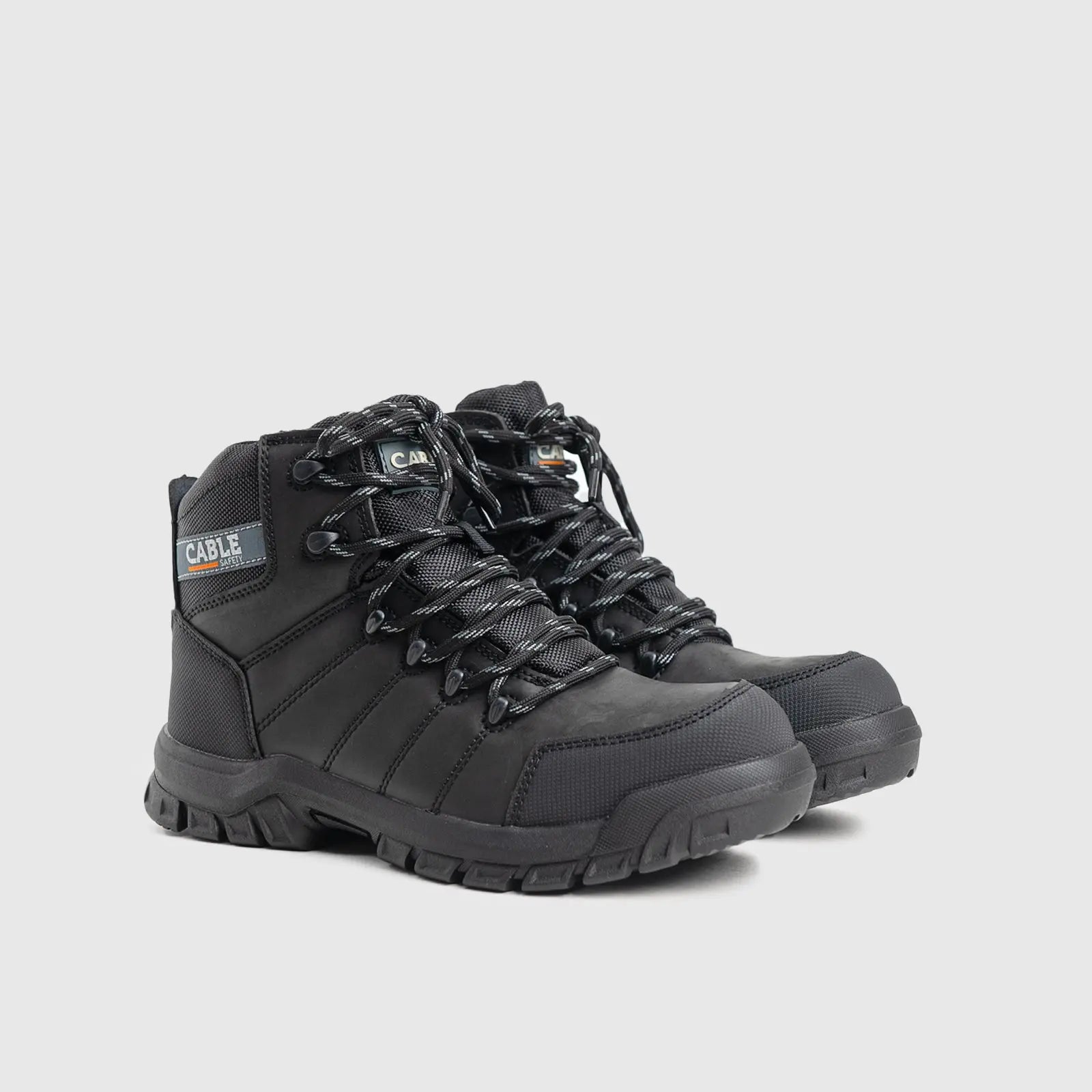 Cable Zinc Safety Boot Black Safety | familyshoecentre