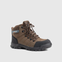 Cable Zinc Safety Boot Brown Safety | familyshoecentre