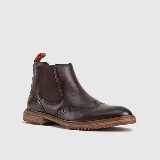 Casual Comfort Outdoor Chelsea Boots 58804 Brown Boots | familyshoecentre