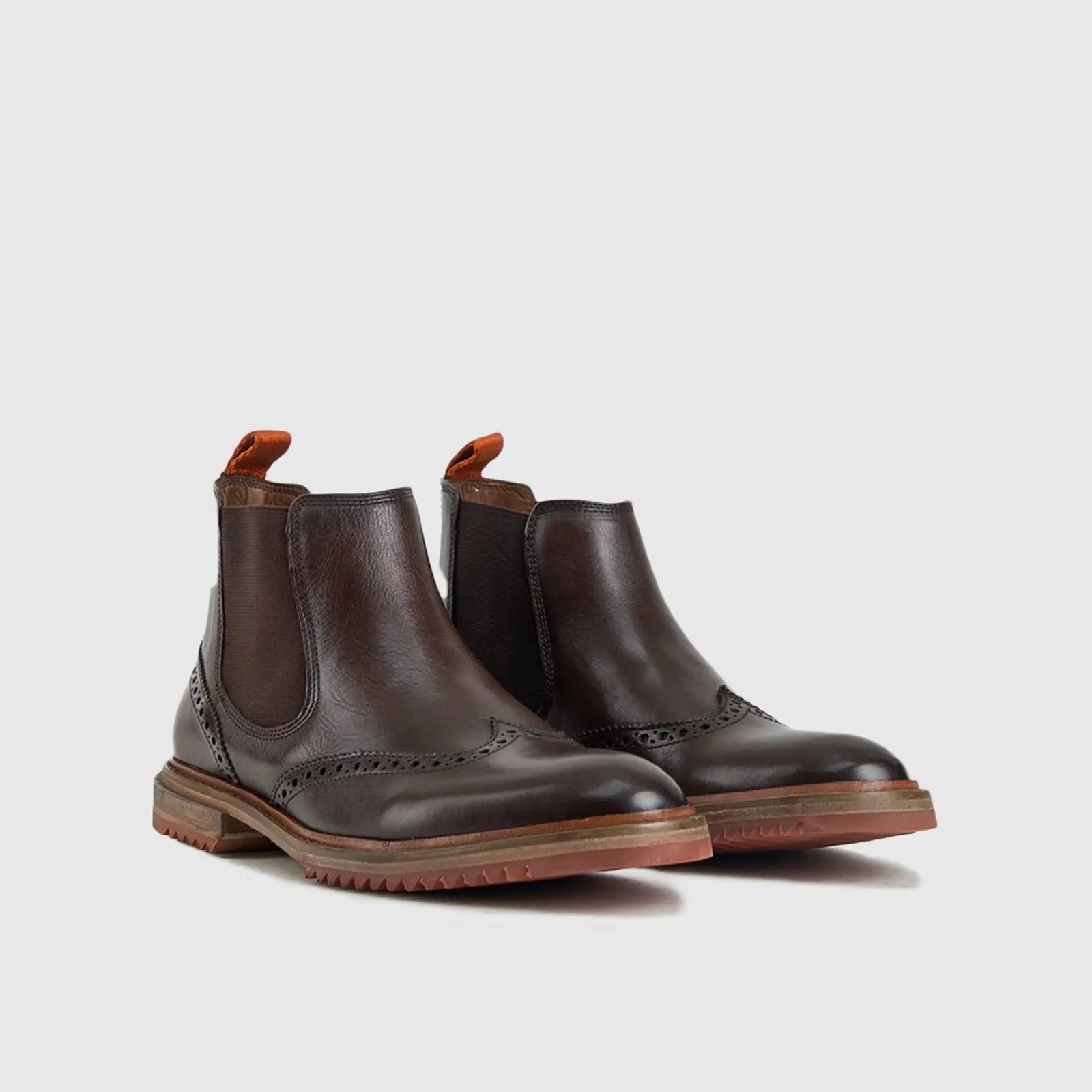 Casual Comfort Outdoor Chelsea Boots 58804 Brown Boots | familyshoecentre
