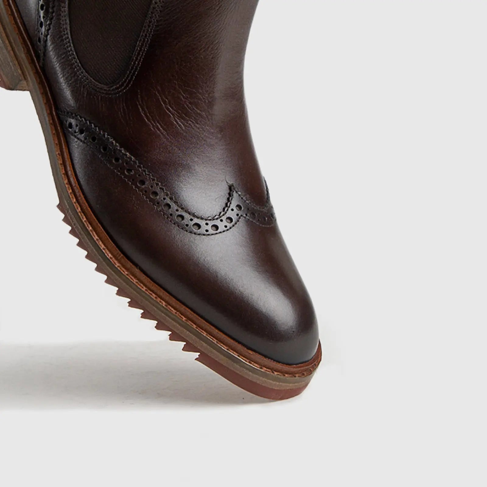 Casual Comfort Outdoor Chelsea Boots 58804 Brown Boots | familyshoecentre