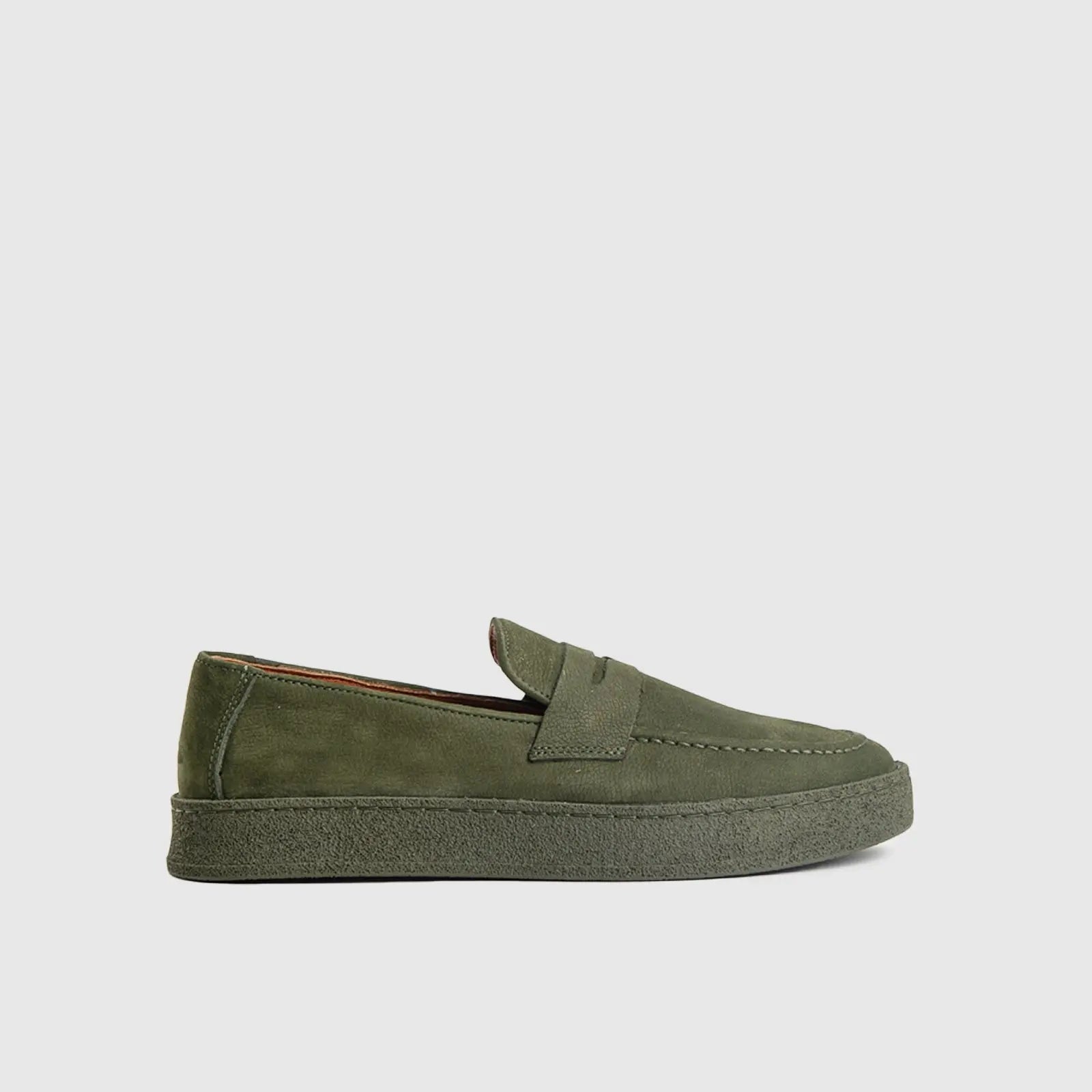 Casual Slip-on Sneakers 2214 Olive Sneakers | familyshoecentre