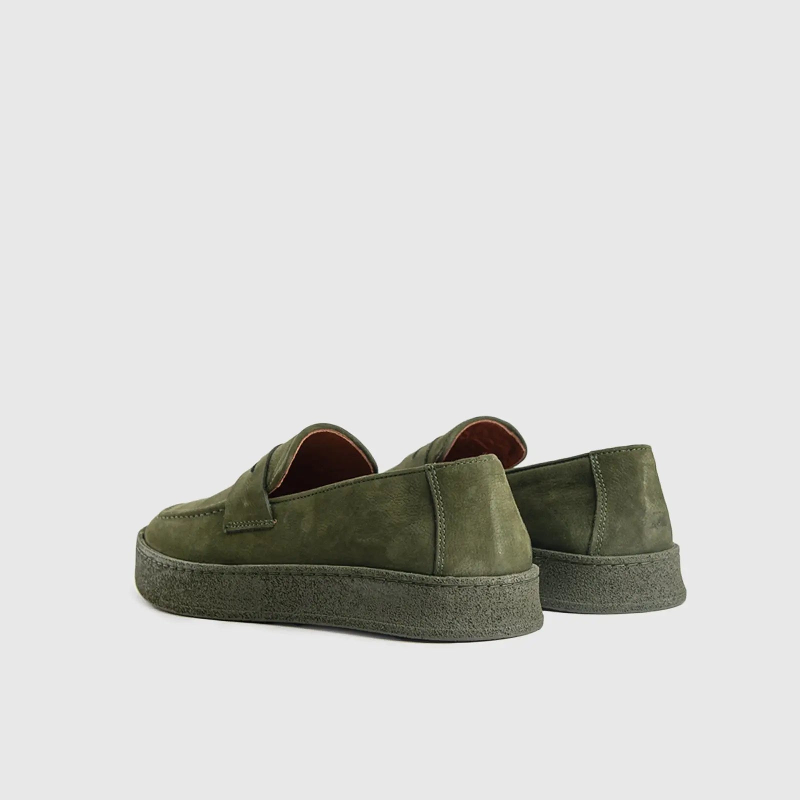 Casual Slip-on Sneakers 2214 Olive Sneakers | familyshoecentre