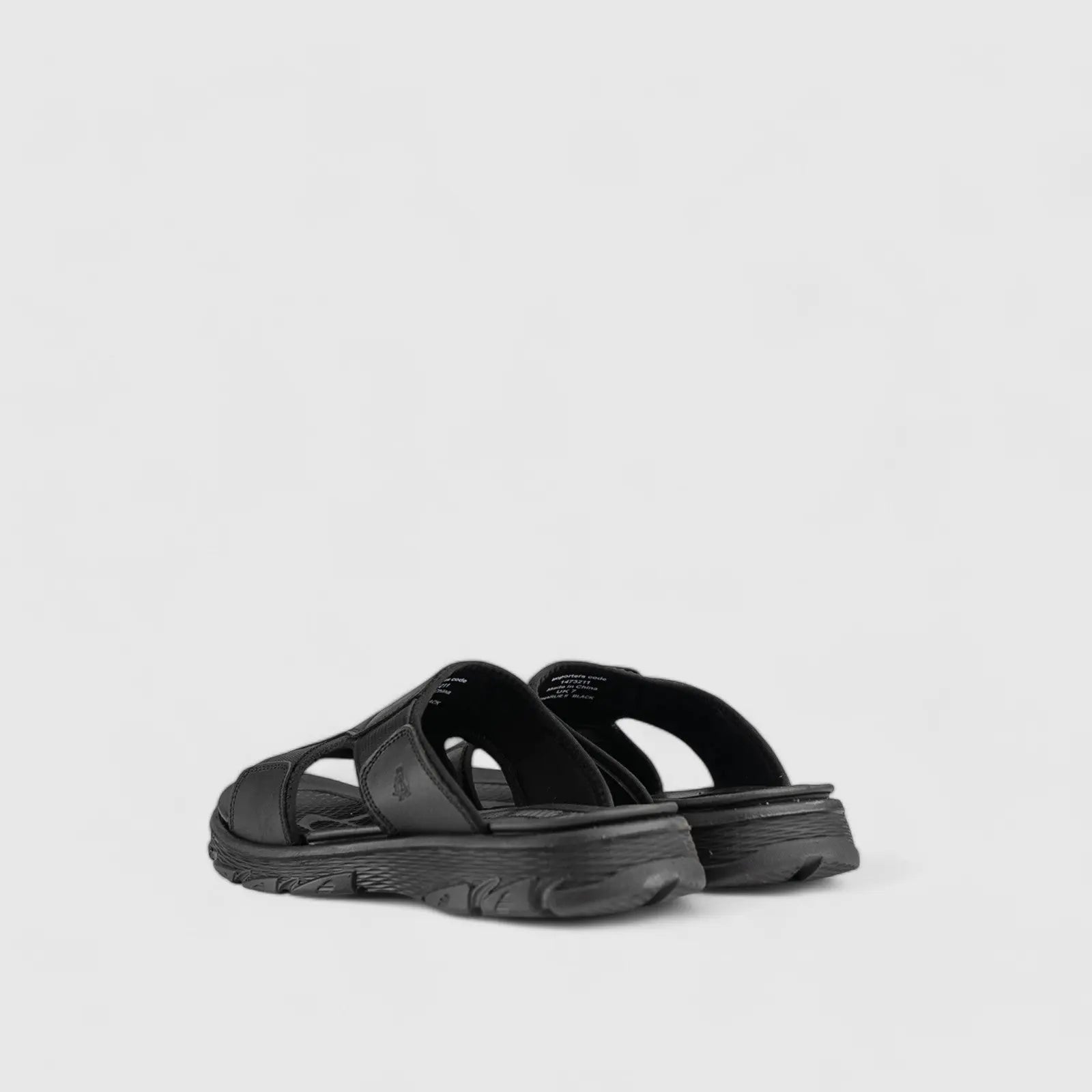 Charlie Comfort Slide Sandal Black 00878 Sandals | familyshoecentre