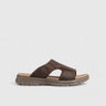 Charlie Comfort Slide Sandal Brown 00878 Sandals | familyshoecentre