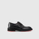Chunky Sole Dress Loafers 9769 Black Matt Loafers | familyshoecentre