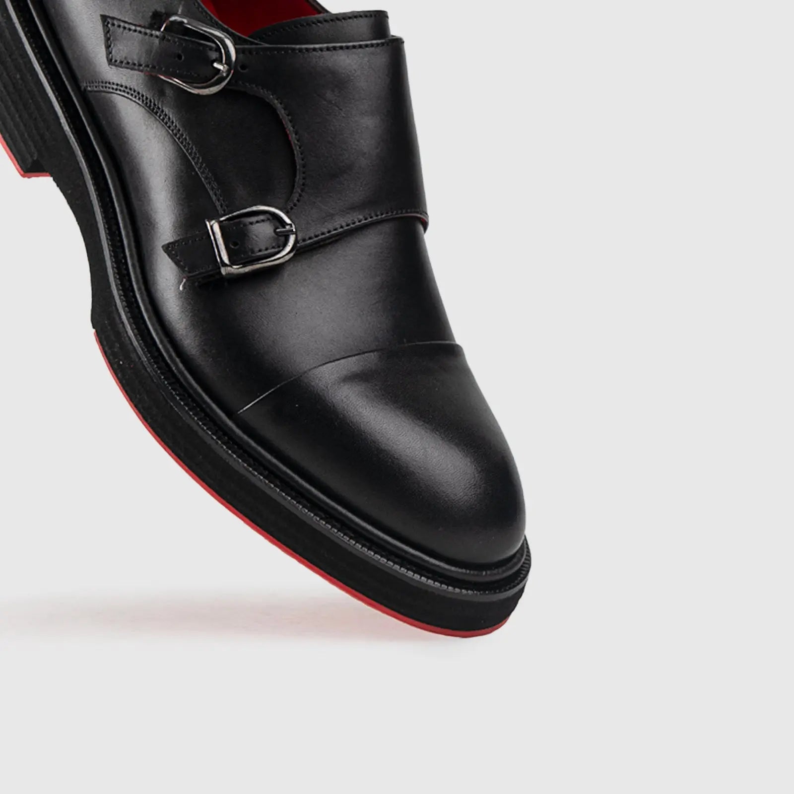 Chunky Sole Dress Loafers 9769 Black Matt Loafers | familyshoecentre